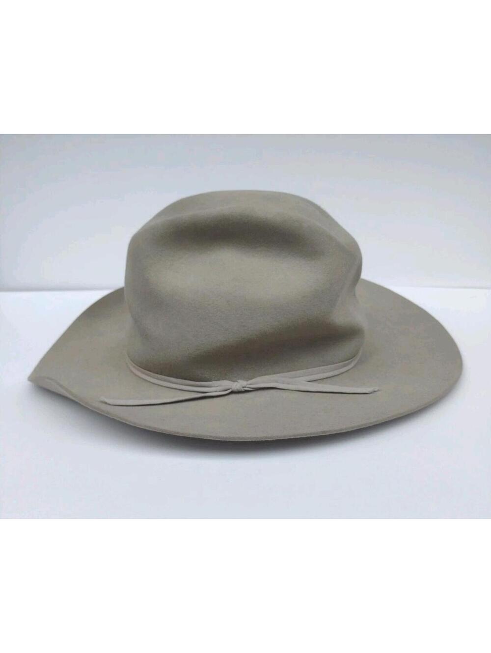 Vintage 60s Stetson 4X Beaver Western Hat USA Made Grosgrain Ribbon Cowboy